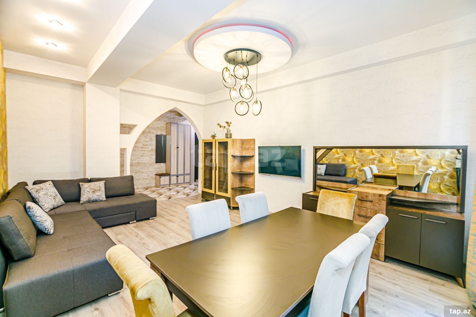 4-otaqlı yeni tikili kirayə verilir, Xətai m., 140 m²