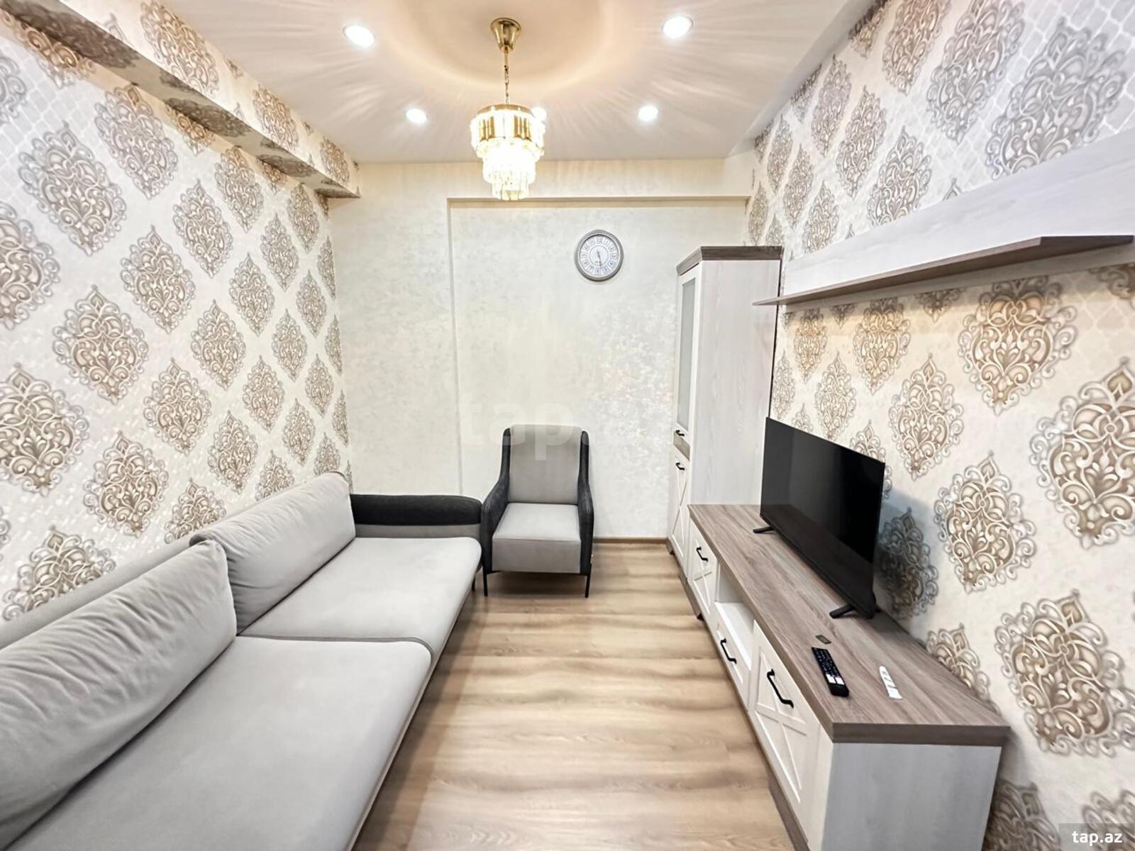 2-otaqlı yeni tikili kirayə verilir, Gəncə pr., 65 m² (2)