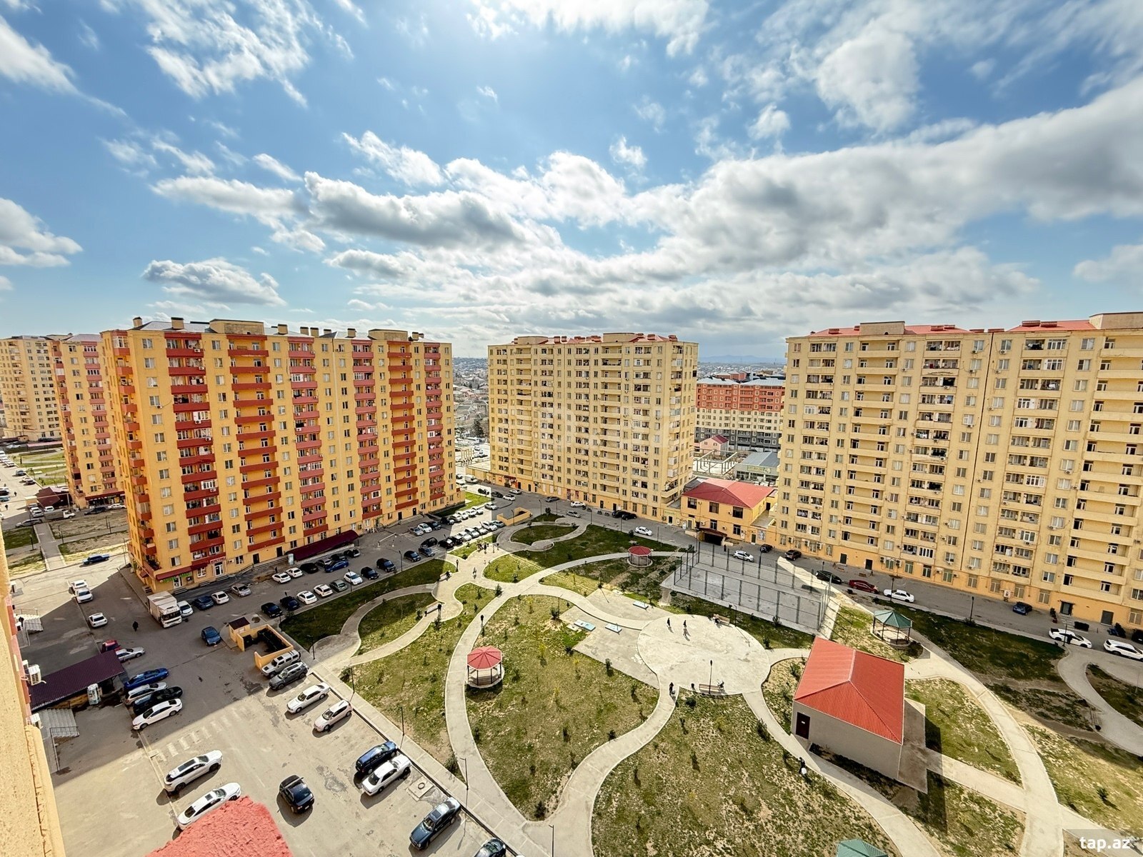 2-otaqlı yeni tikili kirayə verilir, Abşeron r., 87 m²