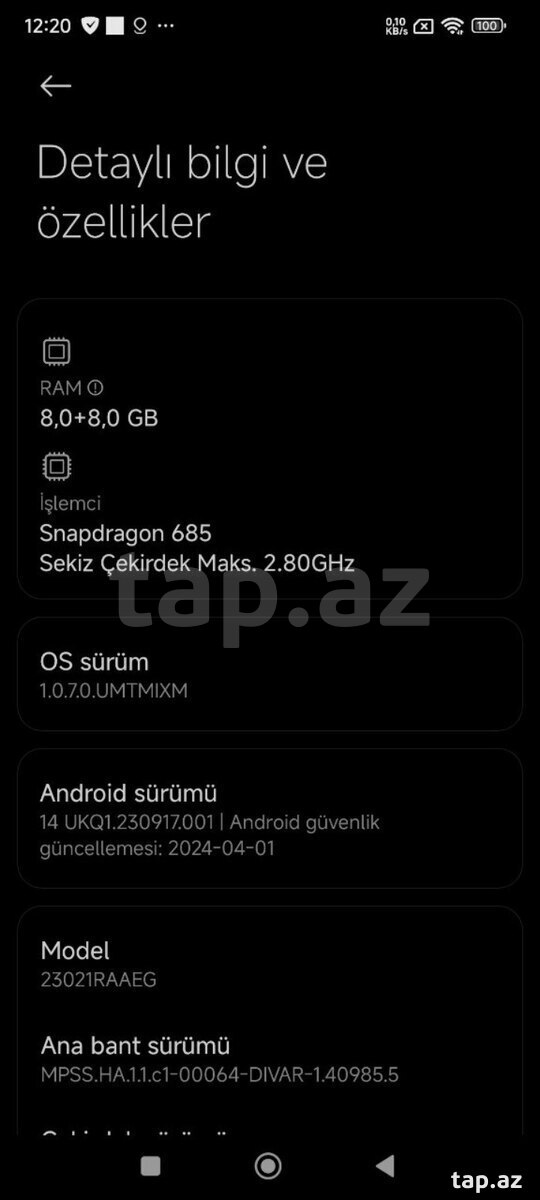 Xiaomi Redmi Note 12 (4G) Mint Green 256GB/8GB (14)