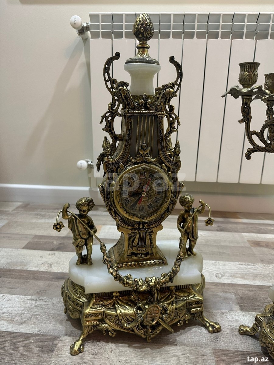 Şamdan, saat dəsti (3)