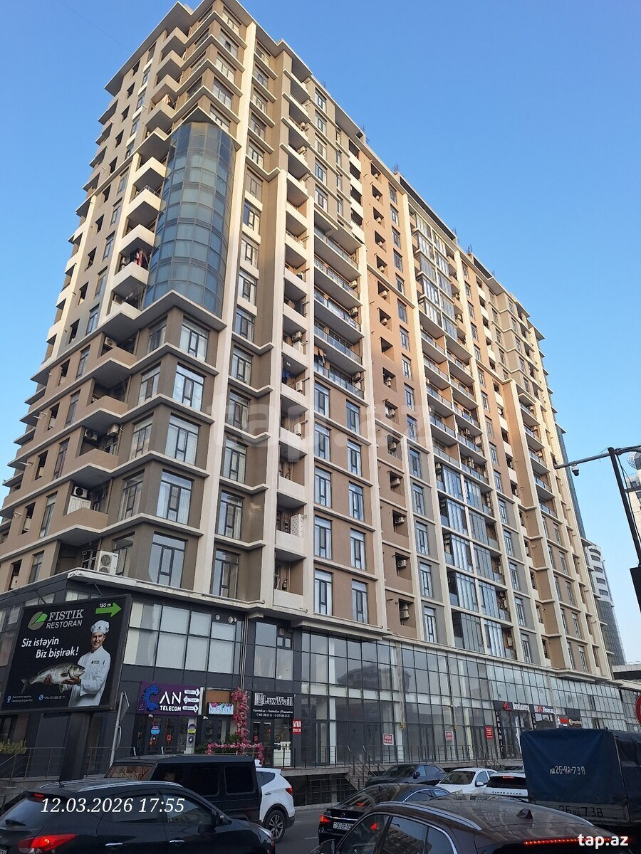 2-otaqlı yeni tikili, Nərimanov r., 54 m²
