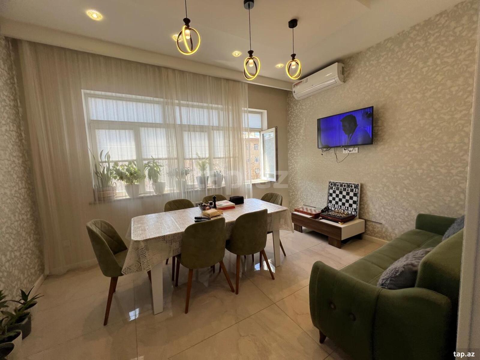 3-otaqlı yeni tikili, Yasamal r., 90 m² (7)