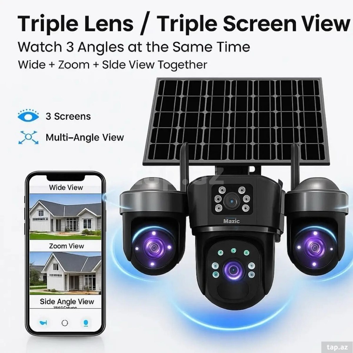 V380 3 linzali Solar Kamera 4G (2)