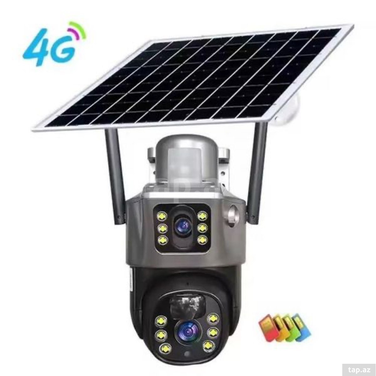 2 Linzalı 4G solar təhlükəsizlik kamerası (2)