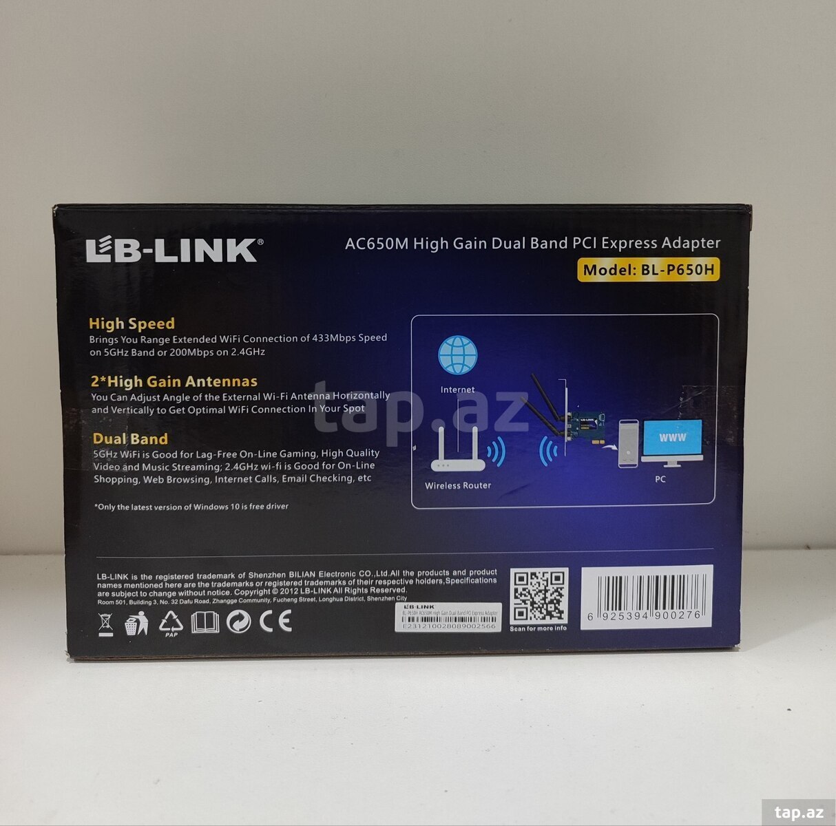 PC Wifi qəbuledici (2)