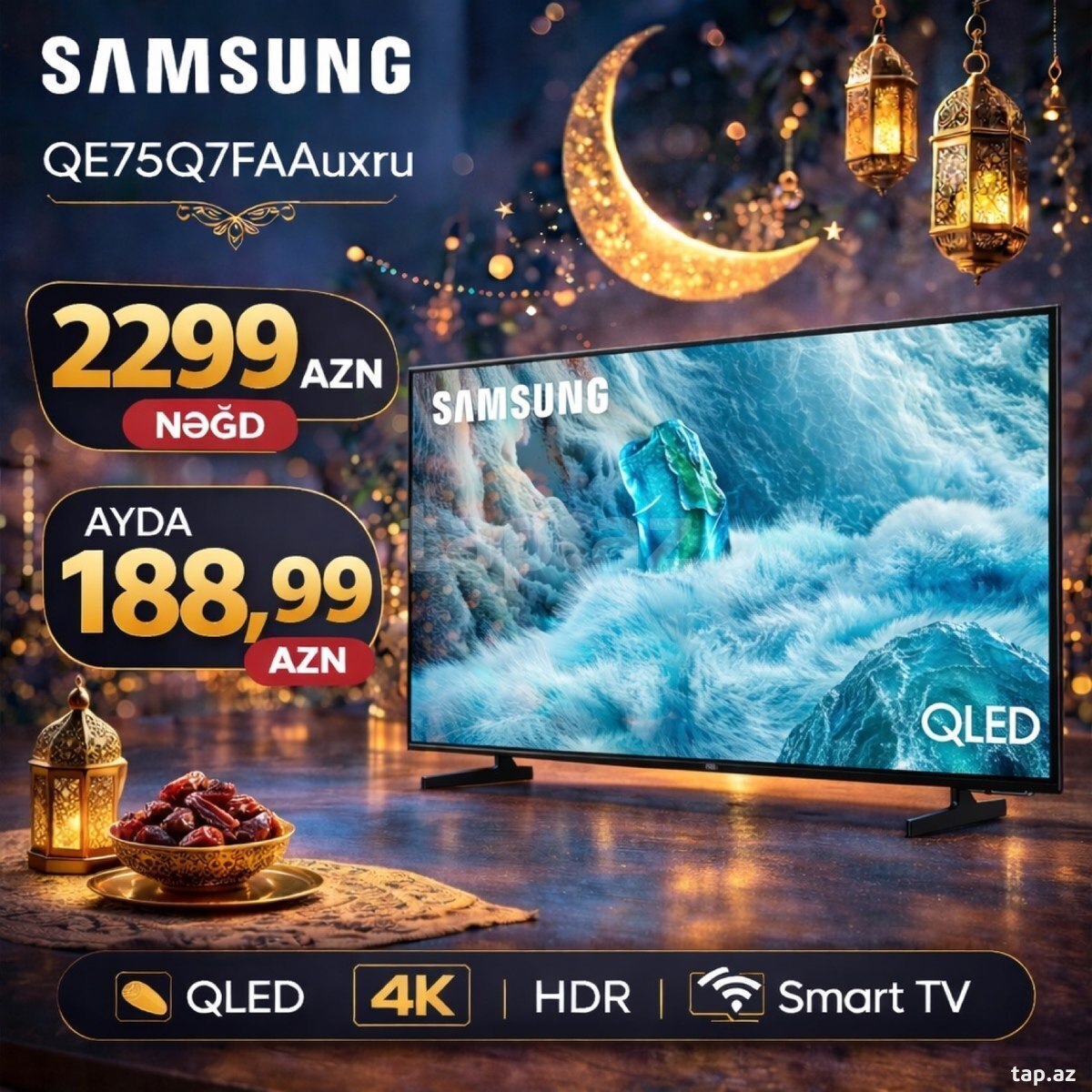 Televizor Samsung QE75Q7FAAUXRU