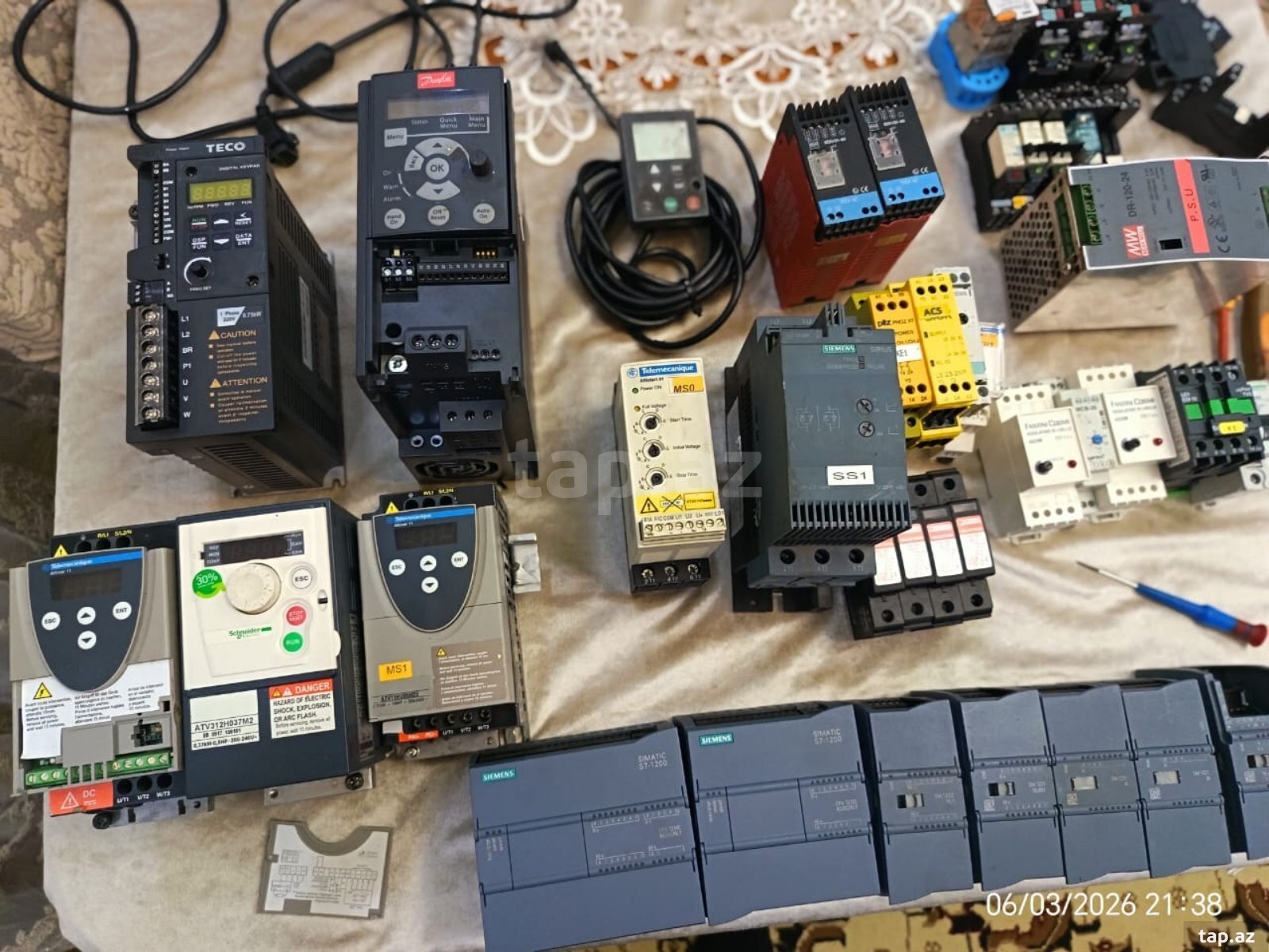 Plc S7-1200 1214C dc delta plc modullar  (3)