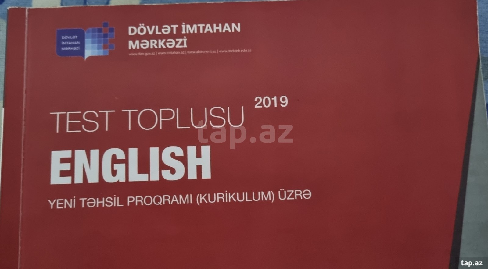Test toplusu İngilis dili 2019