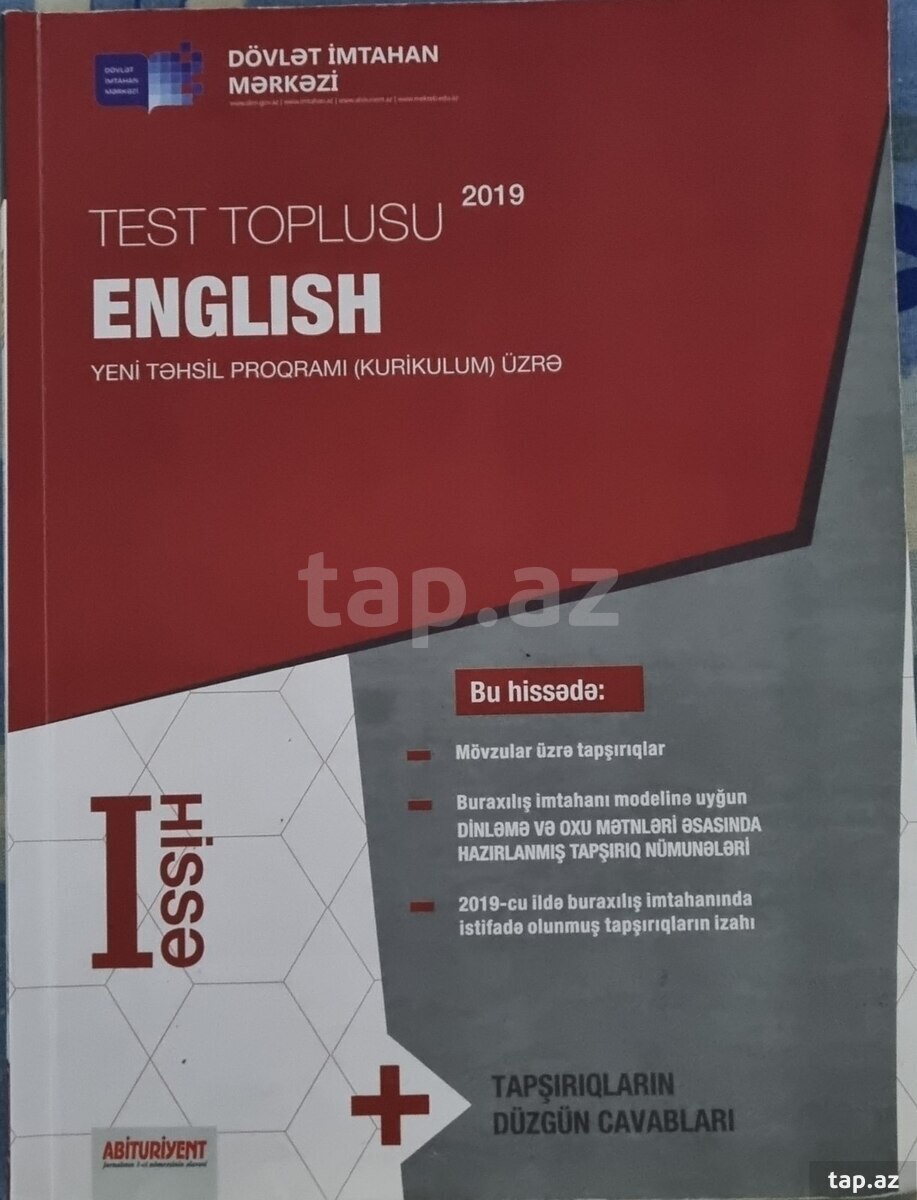 Test toplusu İngilis dili 2019 (2)