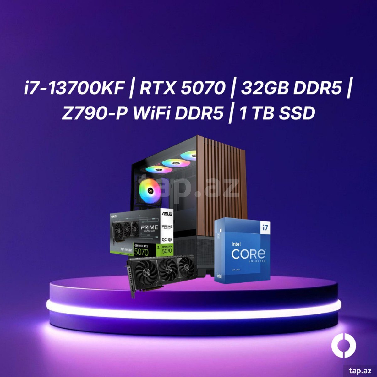 Astro Vulcan Gaming Pc- Intel Core i7-13700KF, RTX 5070