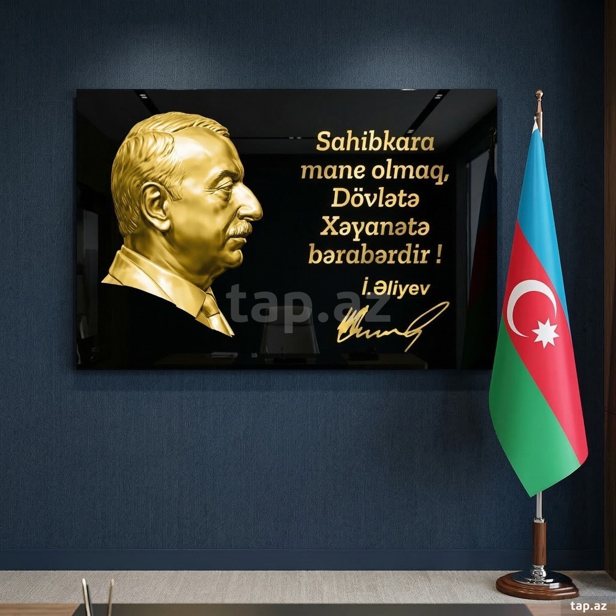 Şüşə və kətan tablo (2)