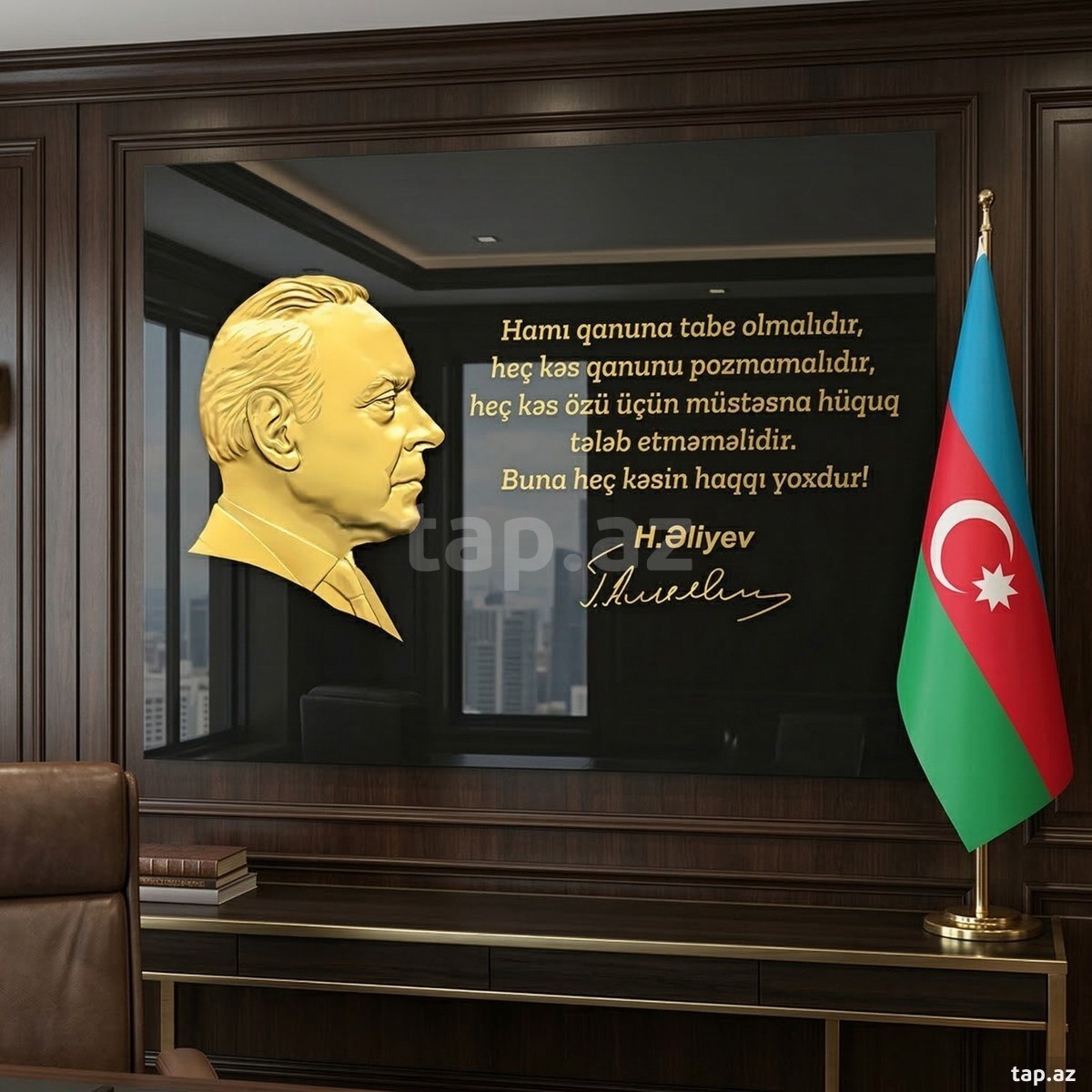 Şüşə və kətan tablo