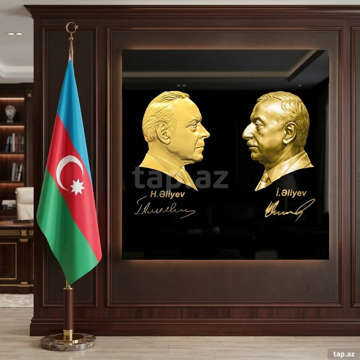 Şüşə və kətan tablo (3)