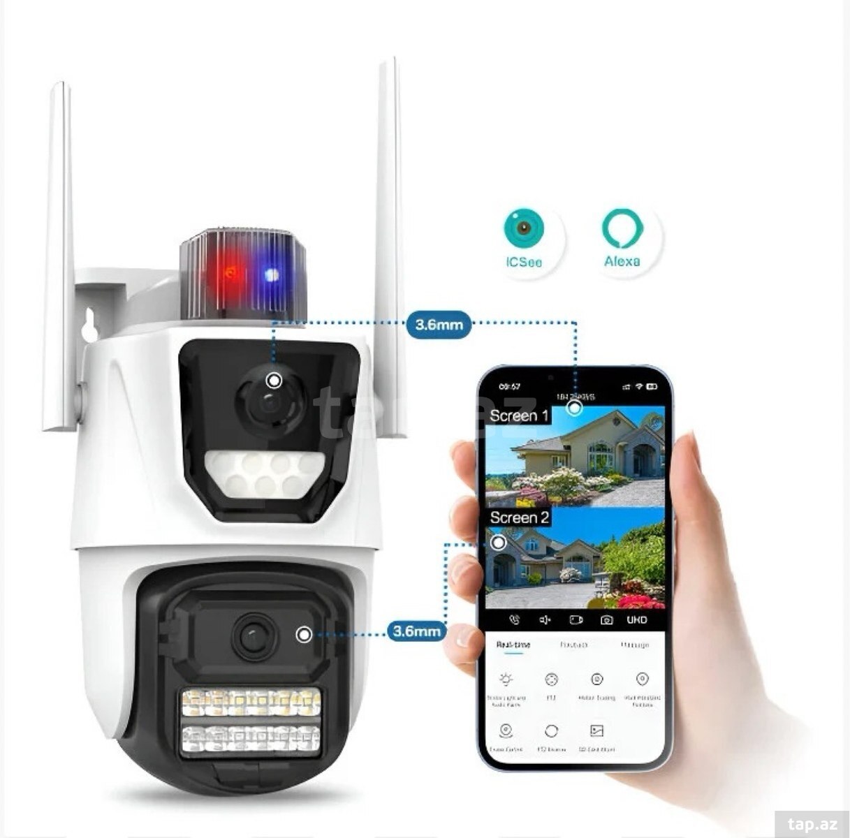 ICSEE AC4 WiFi Smart müşahidə kamerası (3)