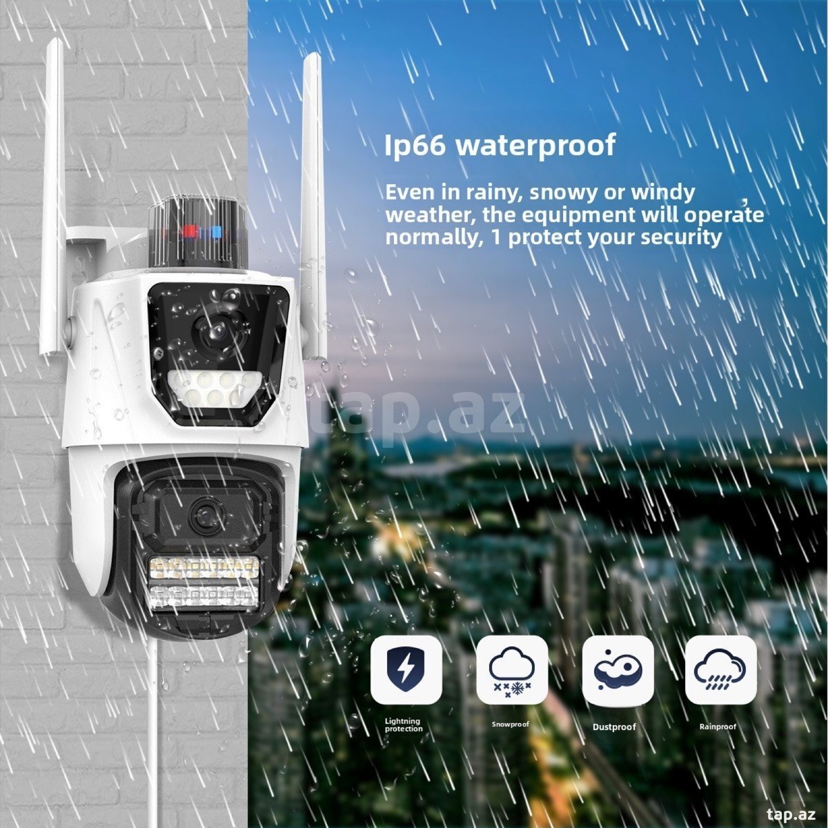 ICSEE AC4 WiFi Smart müşahidə kamerası (2)