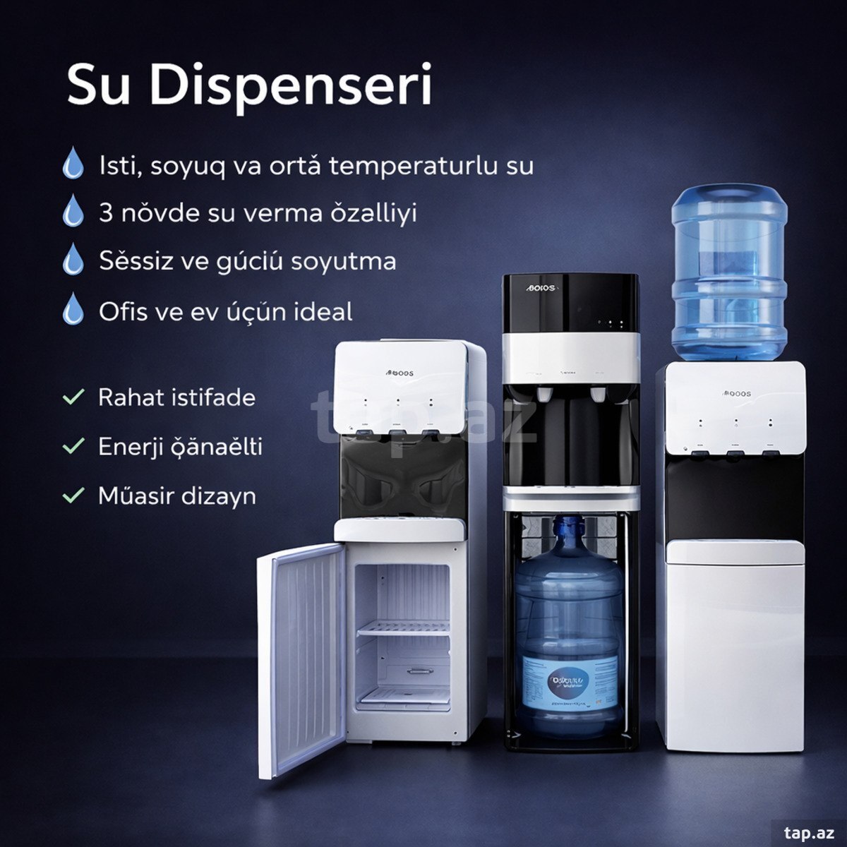Su dispenseri "Booş"