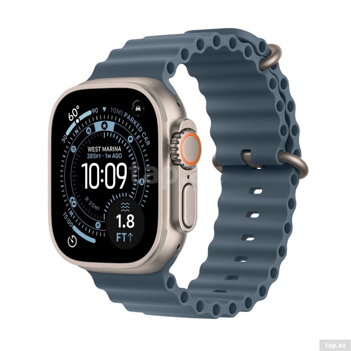 Apple Watch Ultra 3 – Natural Titanium | Anchor Bl