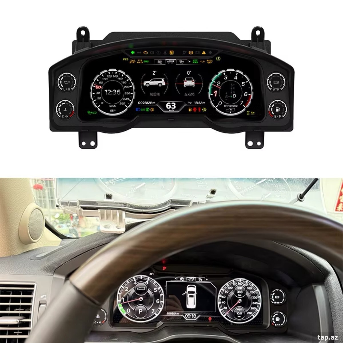 Toyota Land Cruiser  2008-22 LED cihazlar paneli
