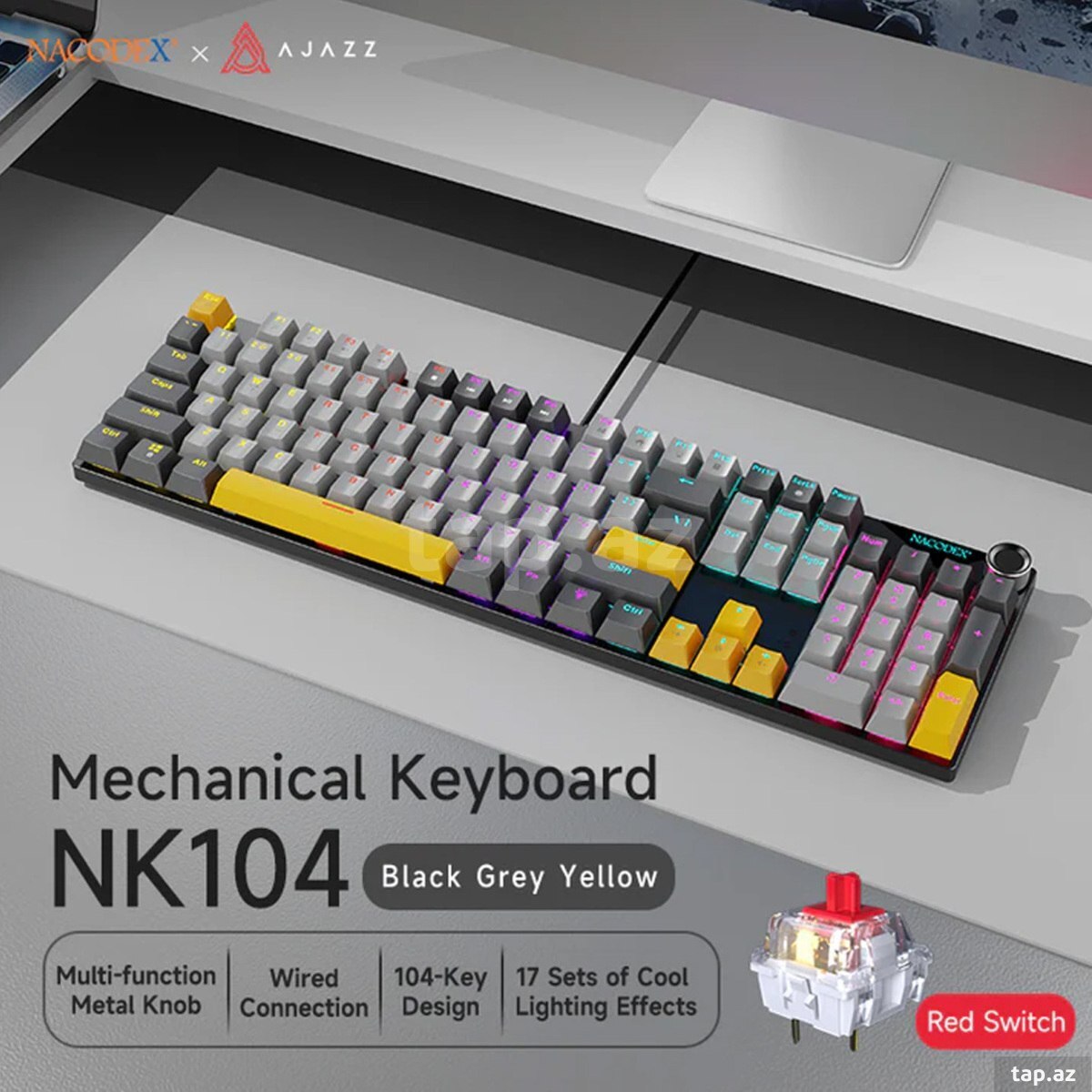 Klaviatura Ajazz NK104 (2)