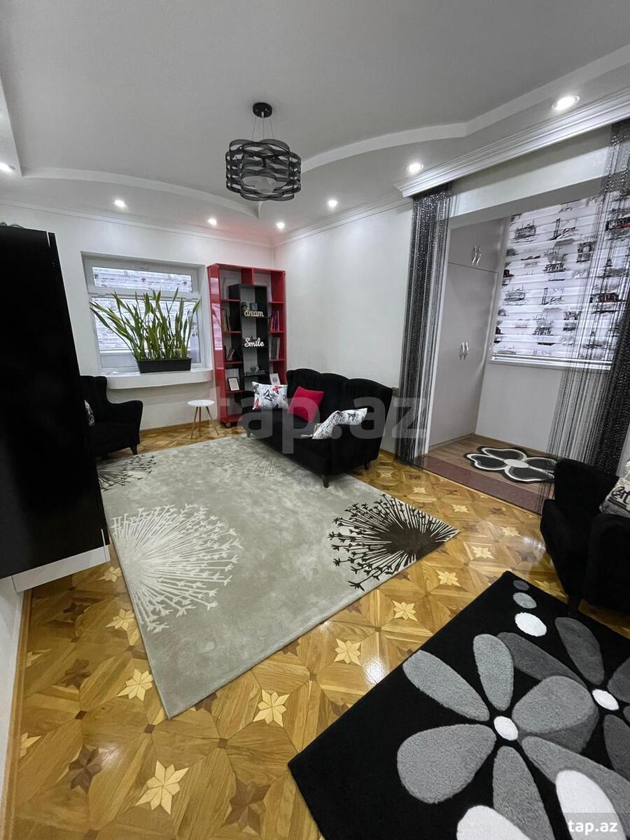 4-otaqlı mənzil kirayə verilir, Xalqlar Dostluğu m., 110 m² (3)