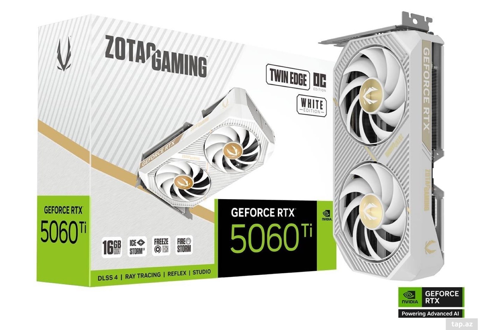 Video kart Zotac Twin Edge RTX 5060Ti 16GB White