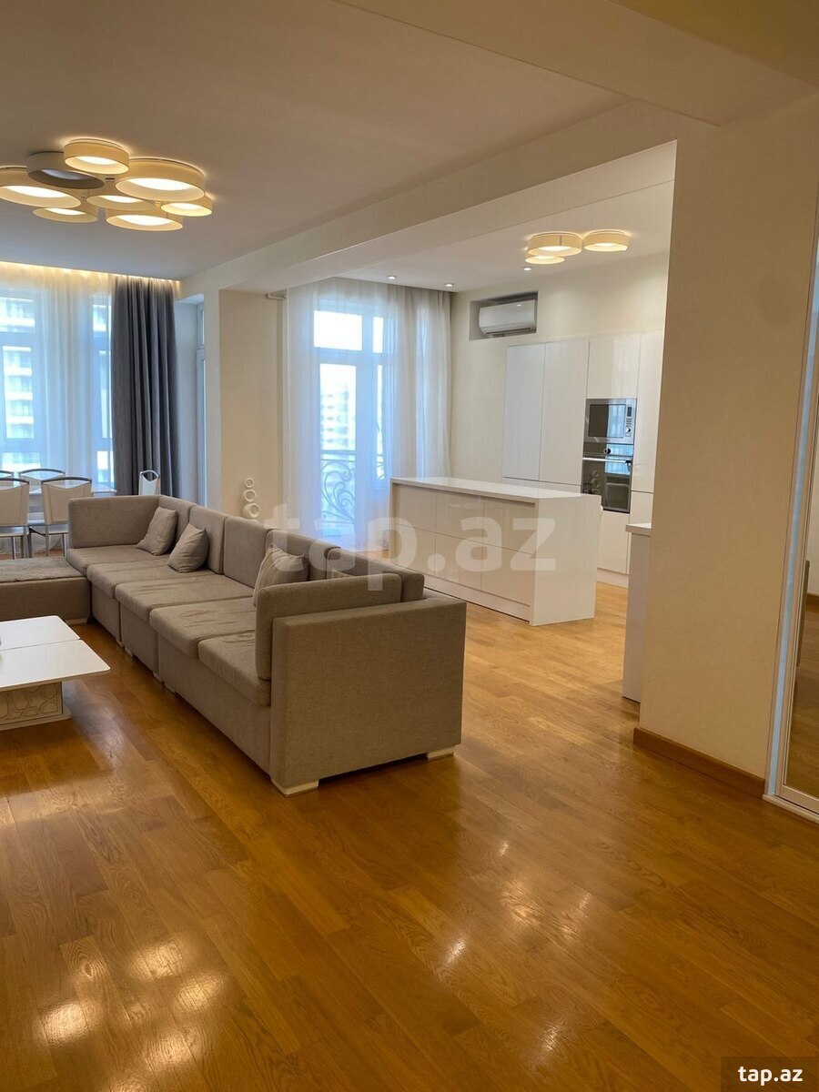 3-otaqlı yeni tikili kirayə verilir, Tbilisi pr., 156 m² (2)