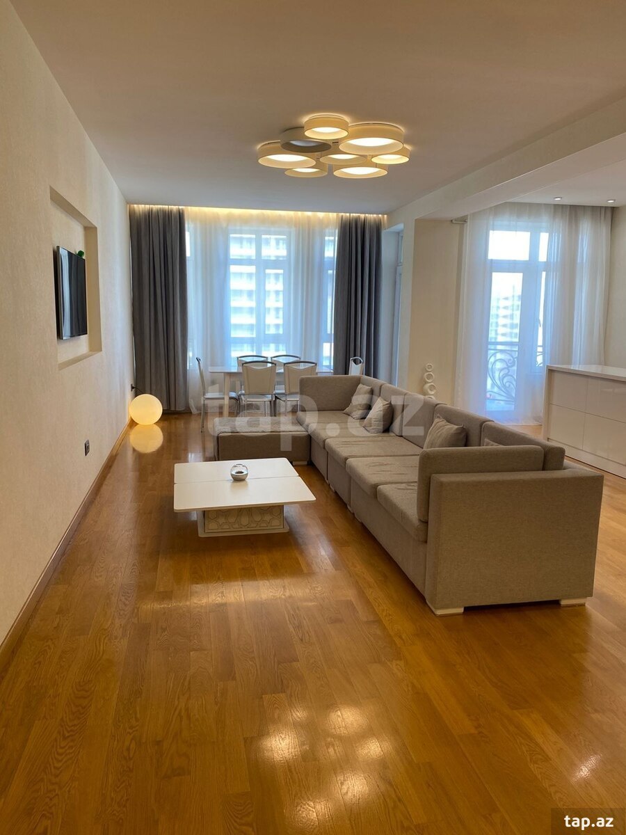 3-otaqlı yeni tikili kirayə verilir, Tbilisi pr., 156 m²