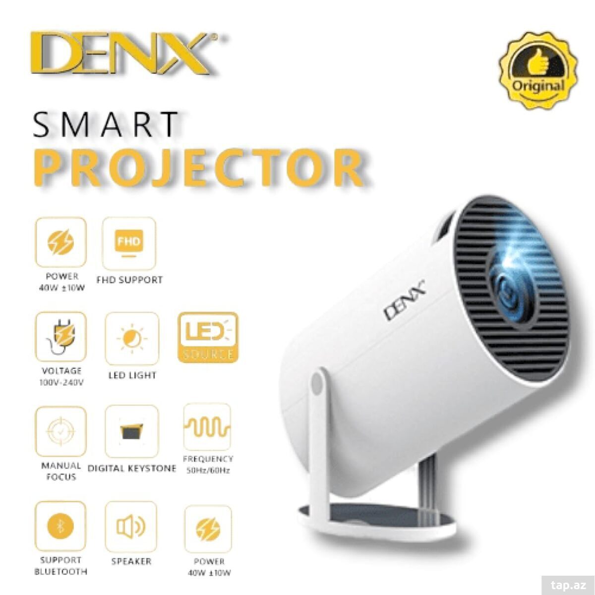 DENX DX2591 Smart Projector Mini smart proyektor (2)