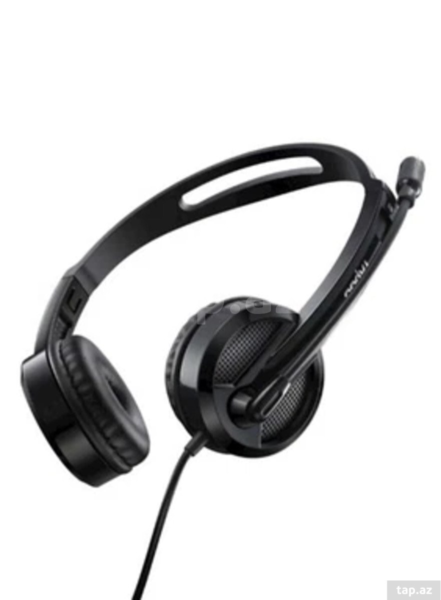 Qulaqlıq-qarnitur Rapoo H100 Black (3)