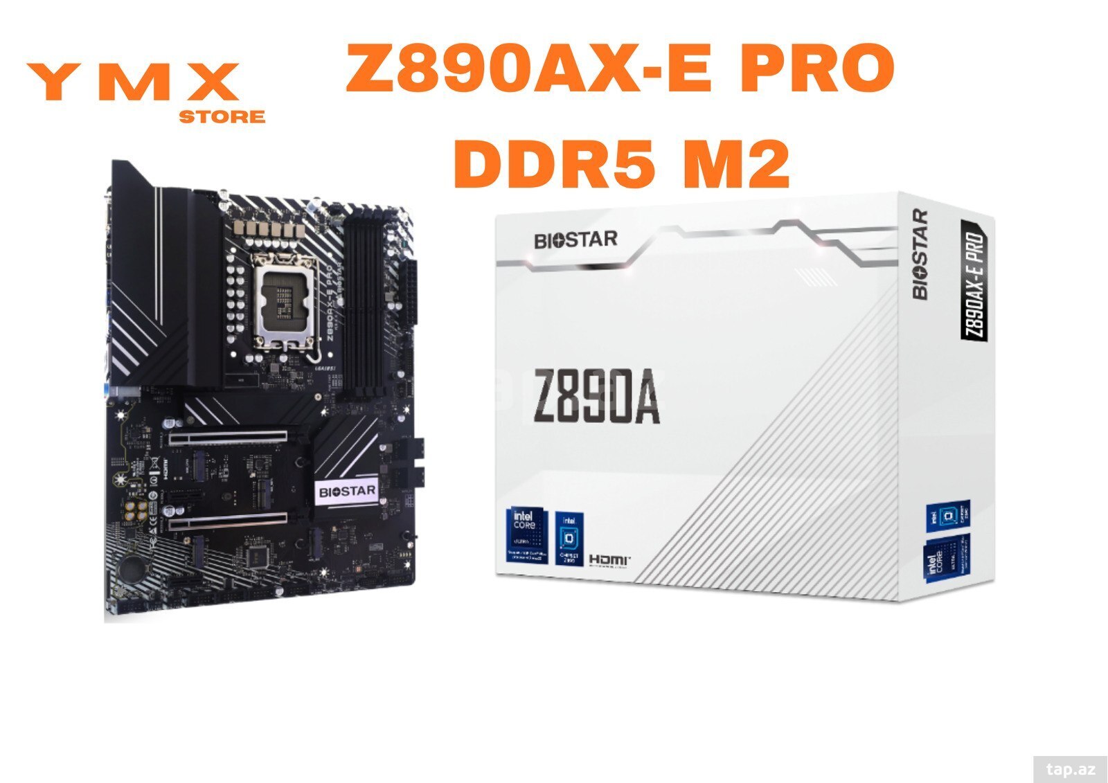 Ana plata "BIOSTAR Z890AX-E PRO DDR5 M2" (2)