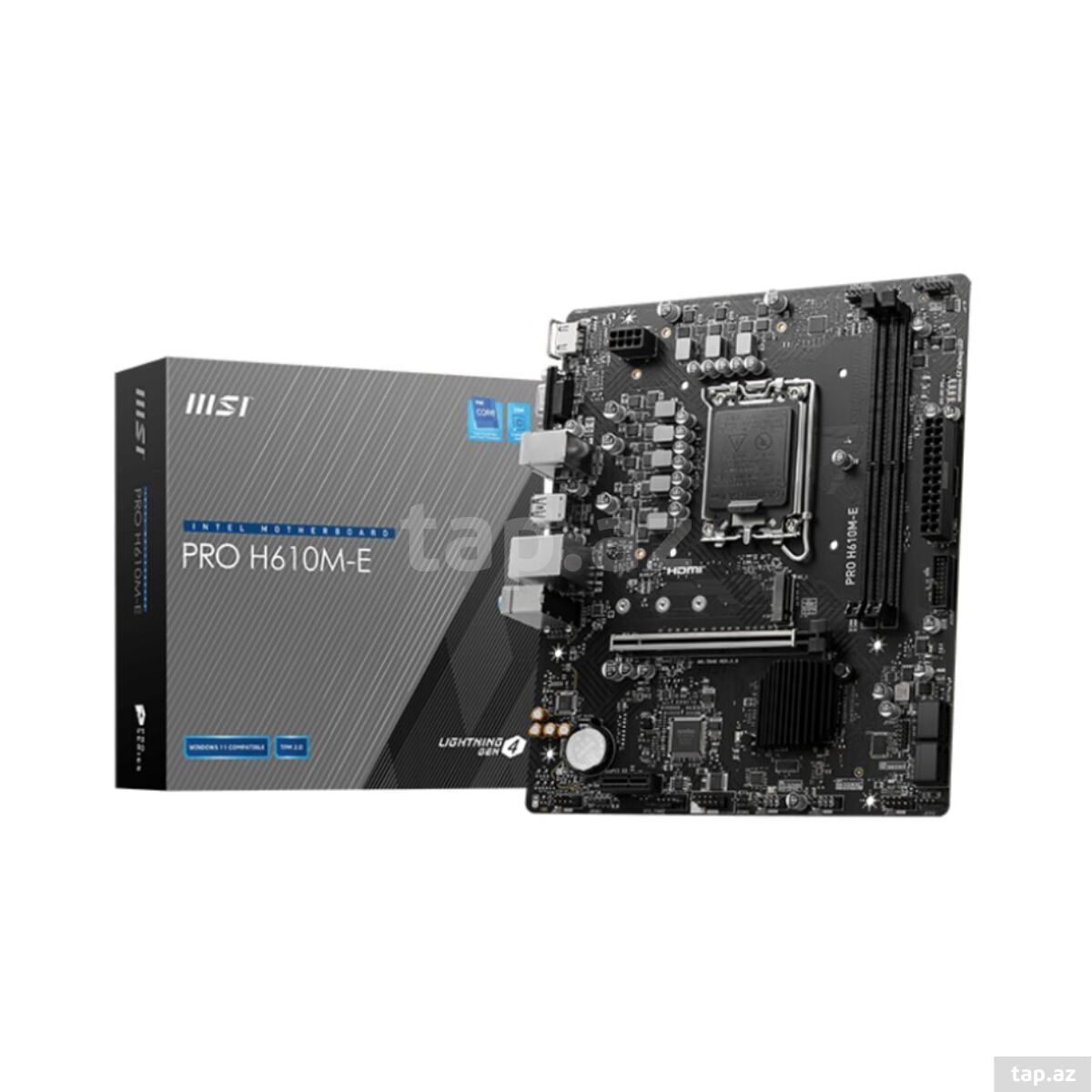 Ana plata "MSI Pro H610M-E DDR5" (2)