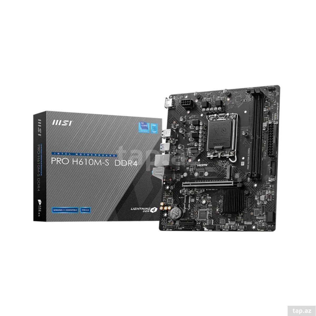 Ana plata MSI PRO H610M-S DDR4 (2)