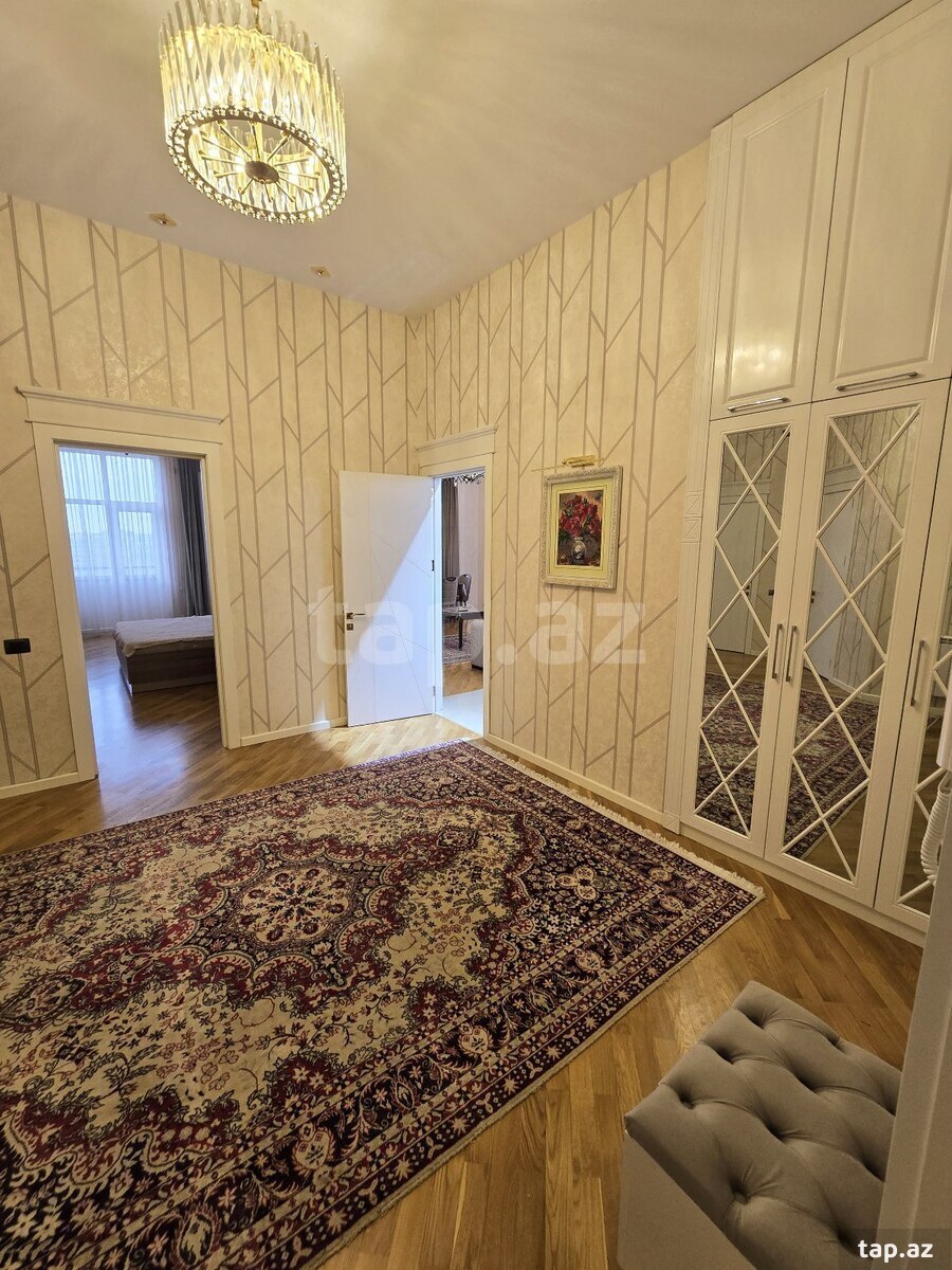 3-otaqlı yeni tikili kirayə verilir, N.Nərimanov m., 130 m² (7)