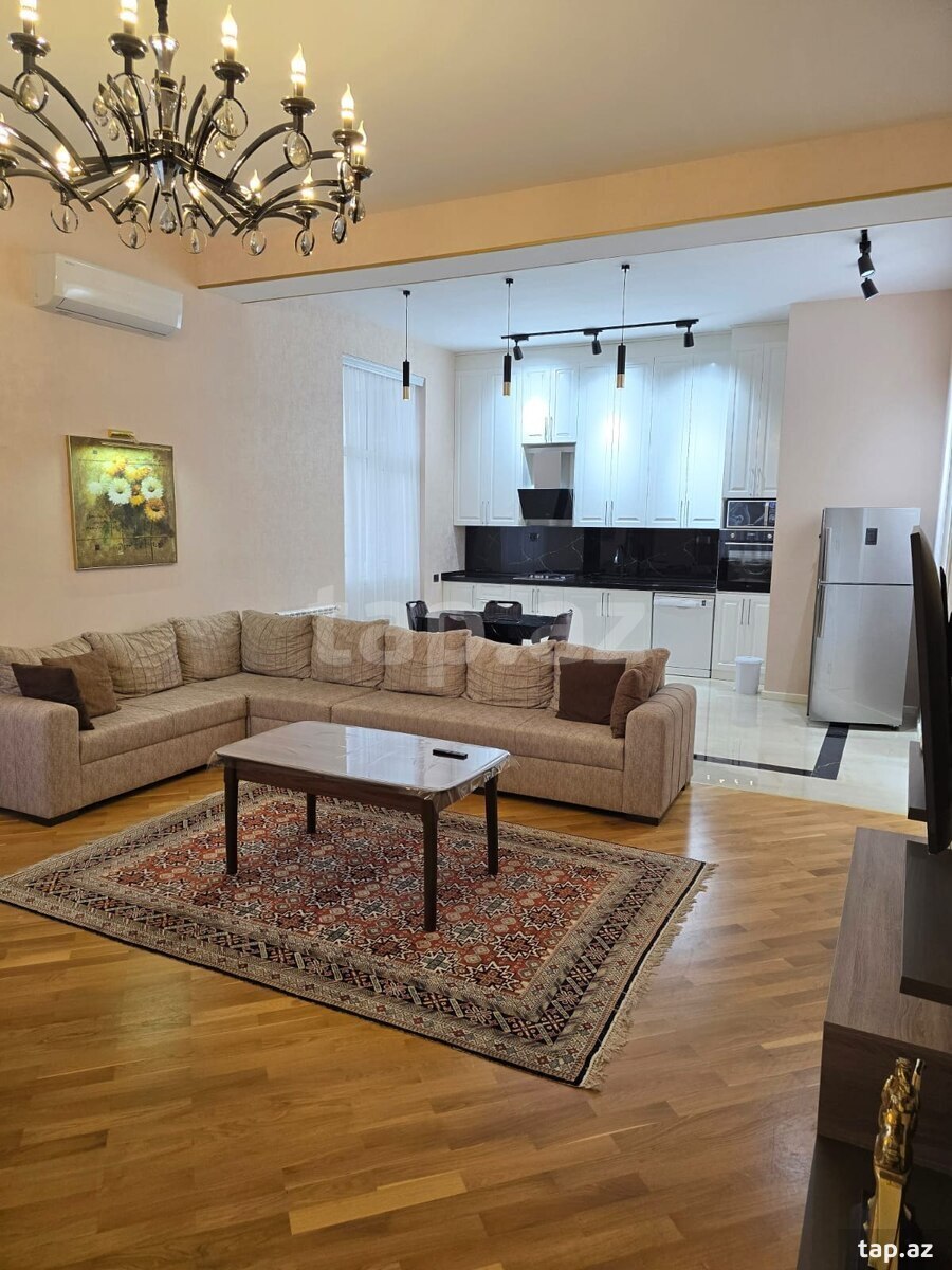 3-otaqlı yeni tikili kirayə verilir, N.Nərimanov m., 130 m² (12)