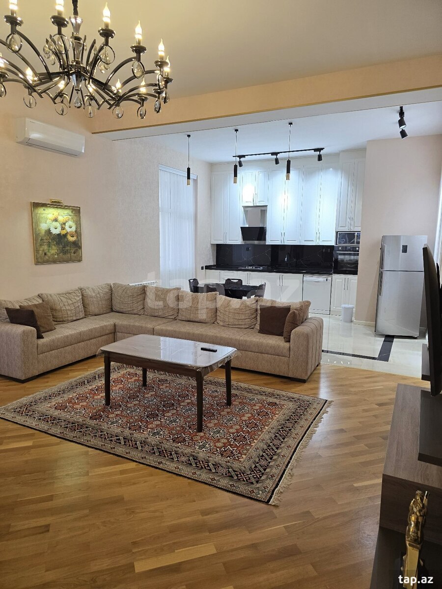 3-otaqlı yeni tikili kirayə verilir, N.Nərimanov m., 130 m² (11)
