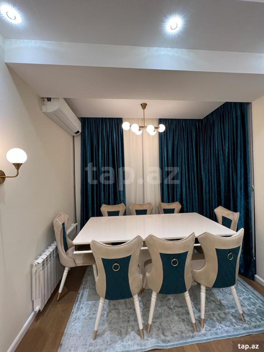 3-otaqlı yeni tikili kirayə verilir, İnşaatçılar m., 135 m² (5)