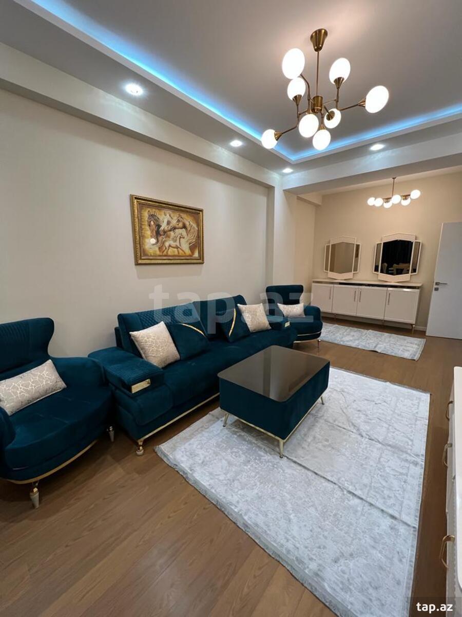 3-otaqlı yeni tikili kirayə verilir, İnşaatçılar m., 135 m² (4)