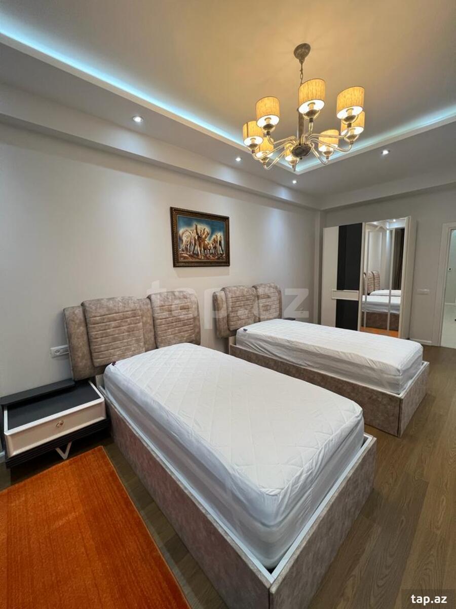 3-otaqlı yeni tikili kirayə verilir, İnşaatçılar m., 135 m² (7)