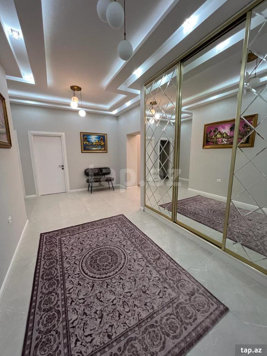 3-otaqlı yeni tikili kirayə verilir, İnşaatçılar m., 135 m² (12)