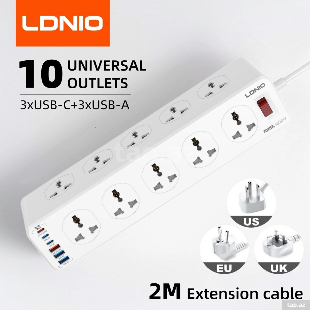 Ldnio uzadıcı 10 port 33W