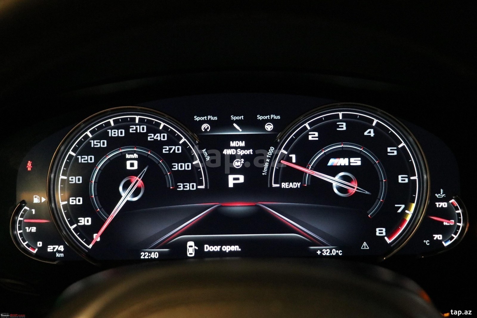 BMW G30 sürət paneli