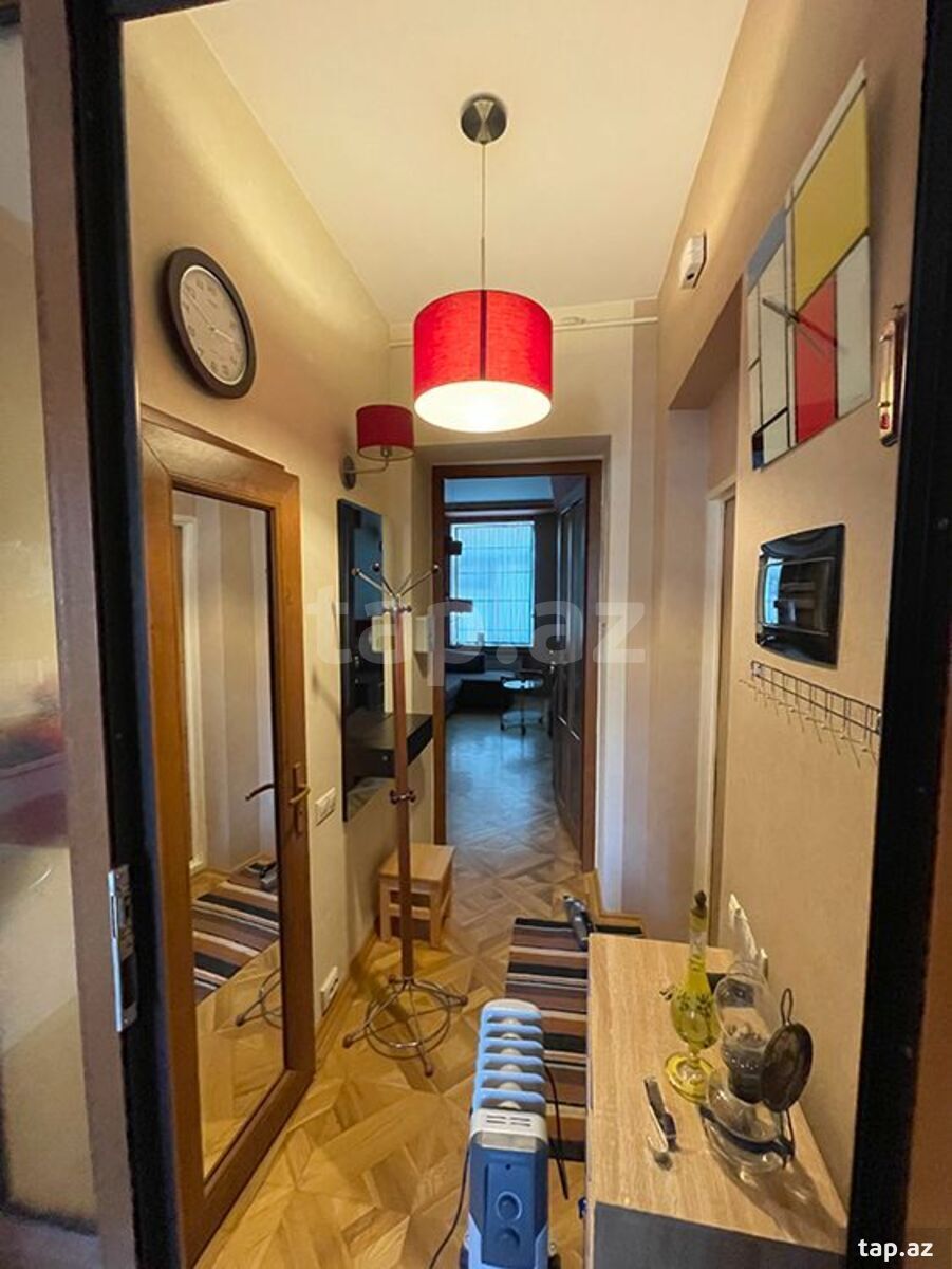 1-otaqlı yeni tikili kirayə verilir, Sahil m., 45 m² (9)