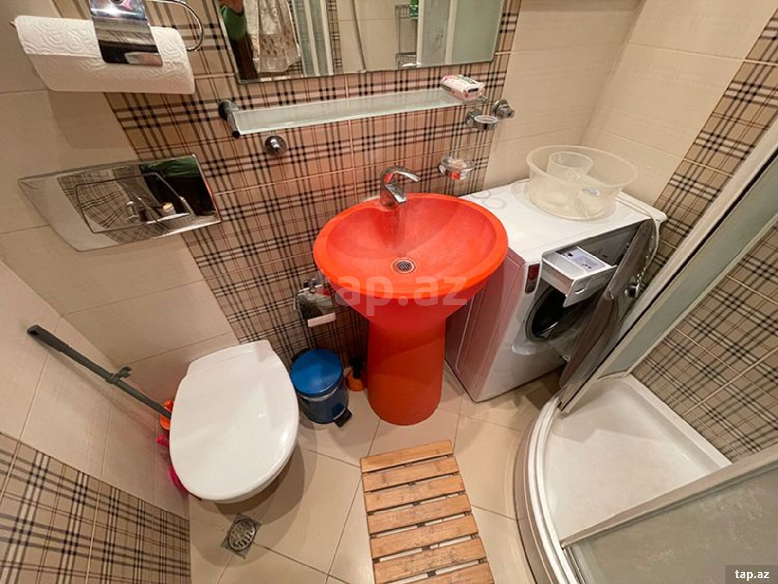 1-otaqlı yeni tikili kirayə verilir, Sahil m., 45 m² (10)