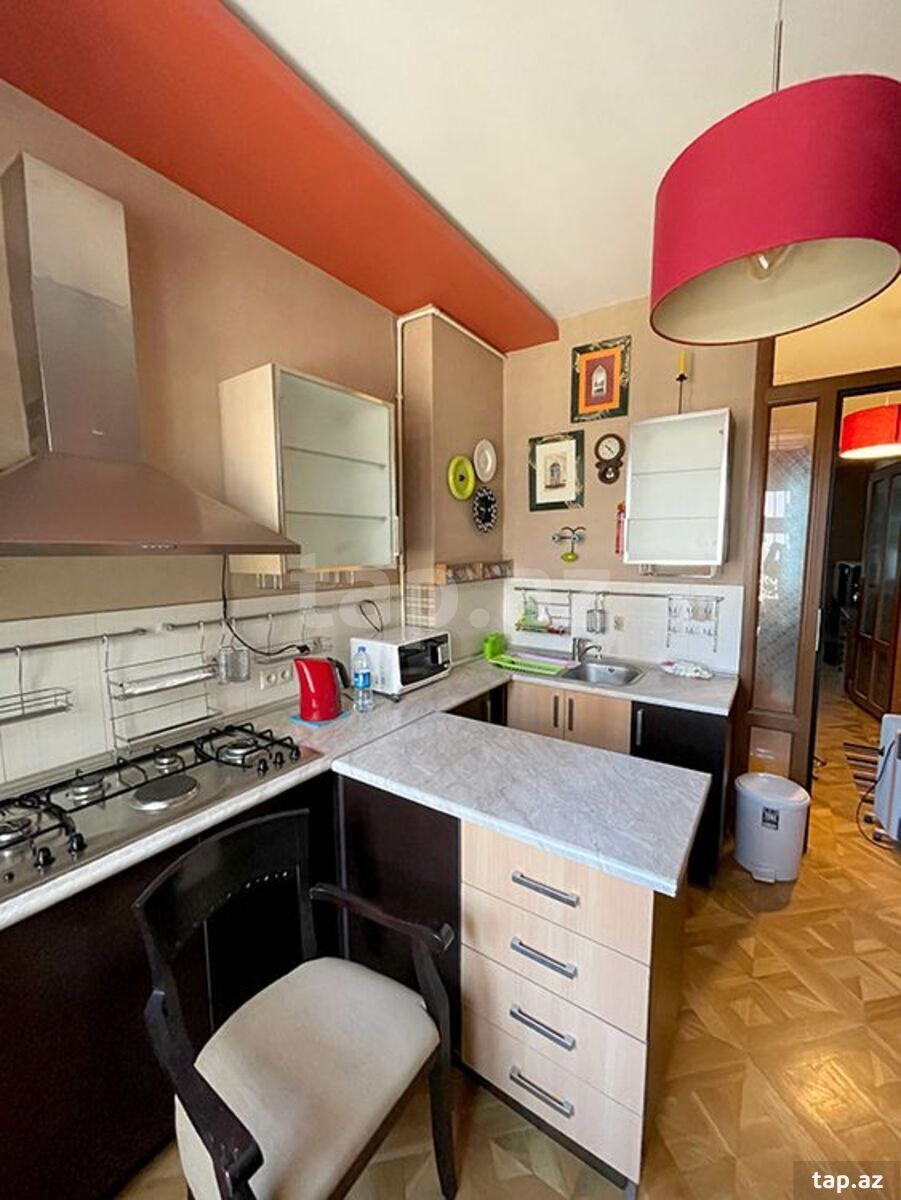 1-otaqlı yeni tikili kirayə verilir, Sahil m., 45 m² (5)