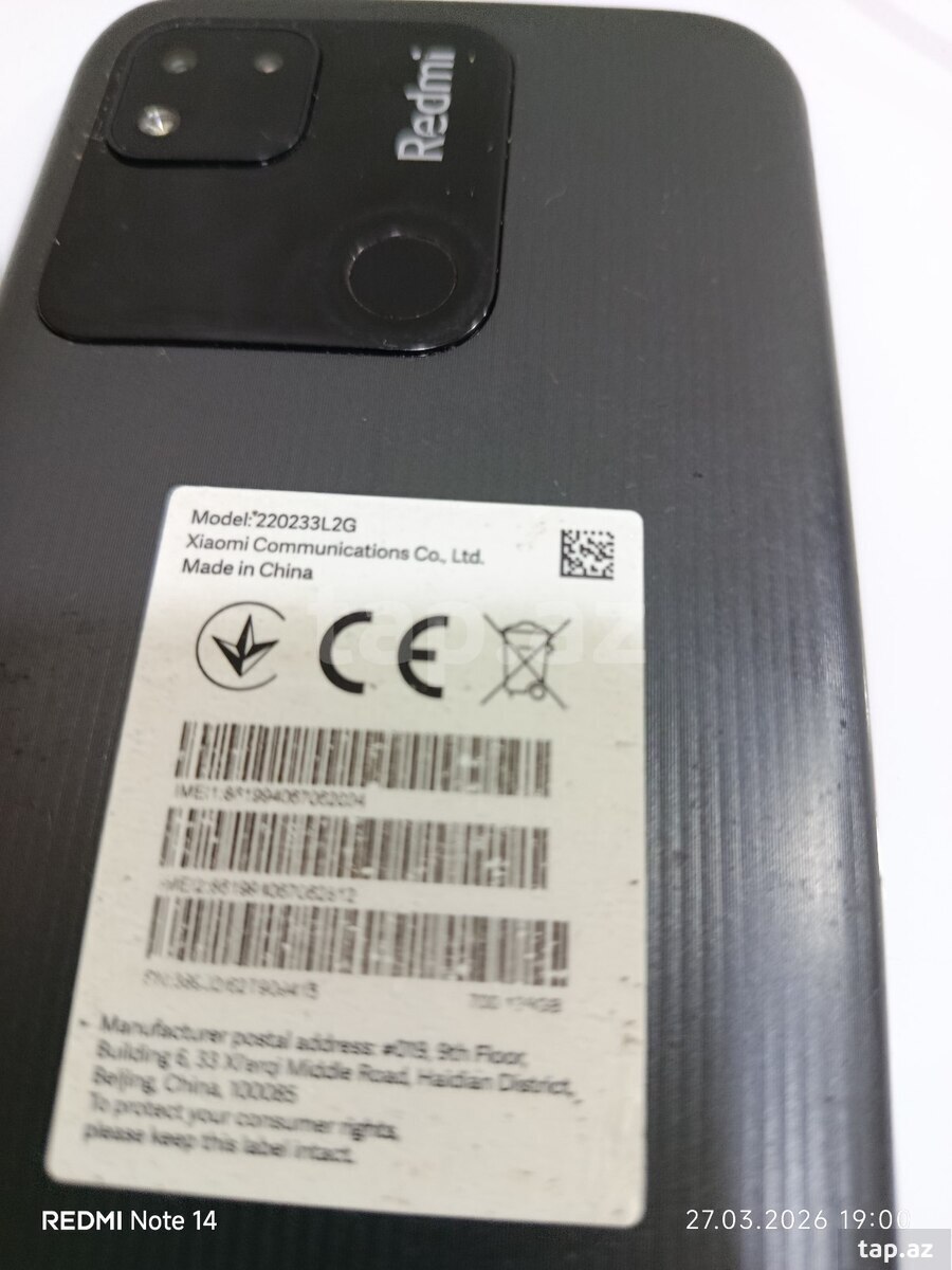 Xiaomi Redmi 10A Black 128GB/4GB (2)