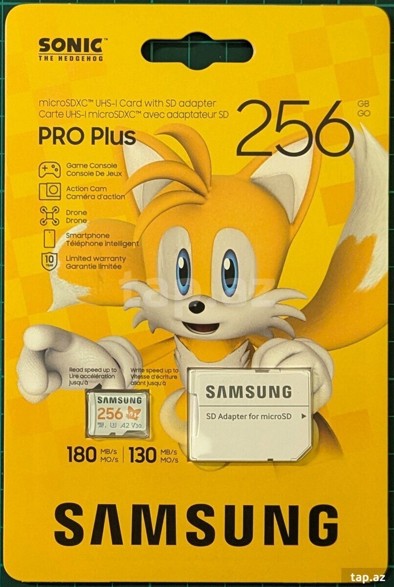 Samsung PRO Plus Sonic The Hedgehog Limited Edition 256 GB (2)