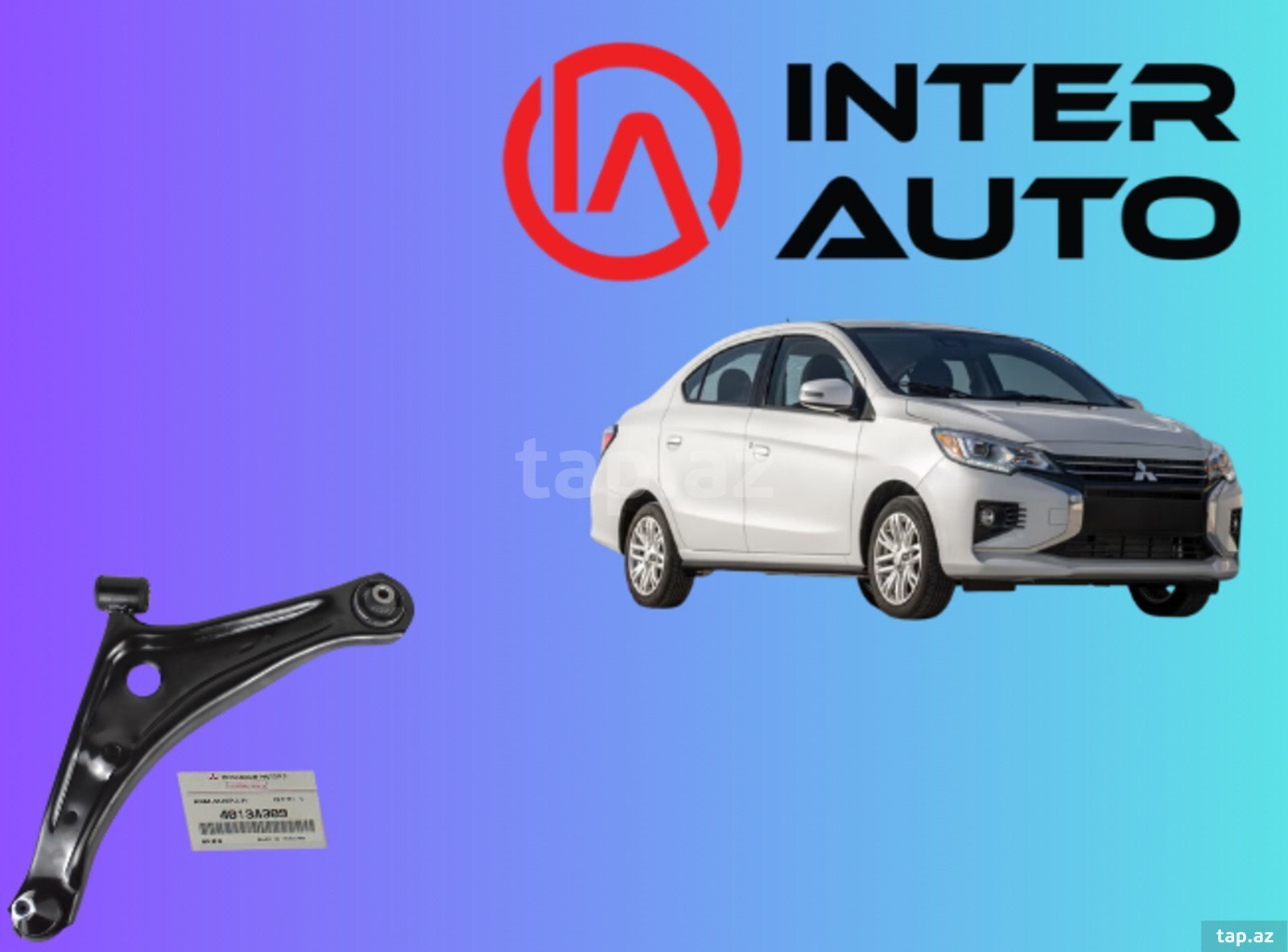 Mitsubishi Mirage rezin metal oynağı