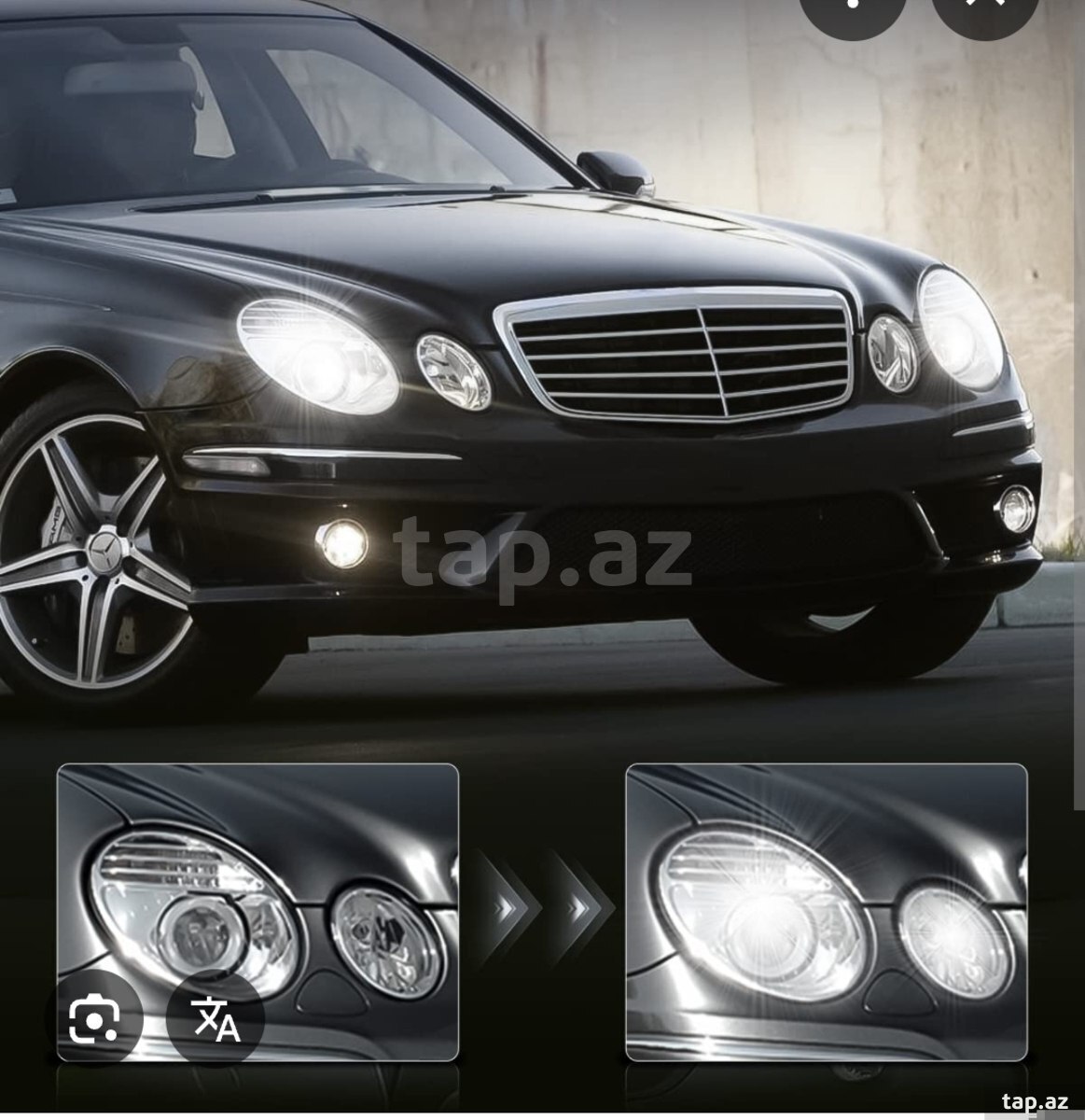 Mercedes W211 faraları 2008