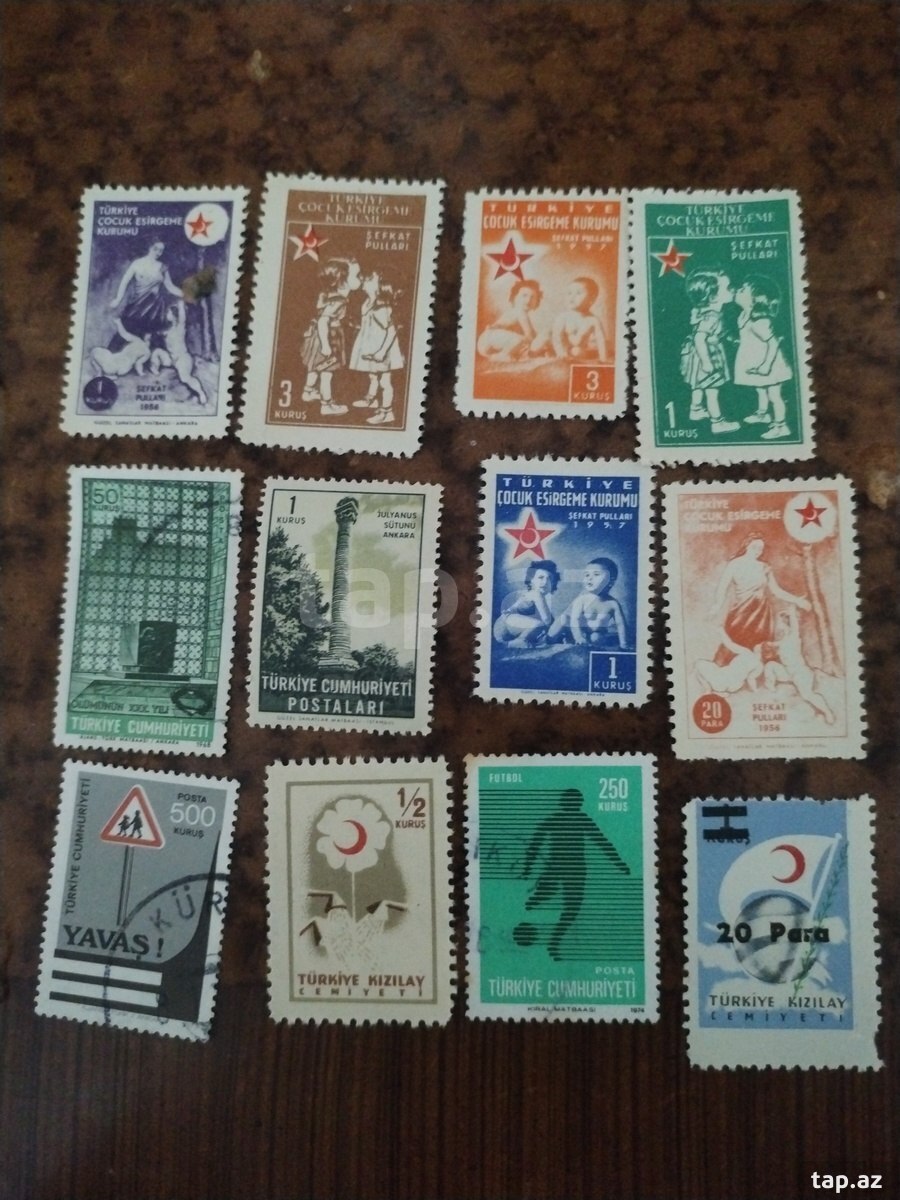 Türkiyə poçt markaları (6)